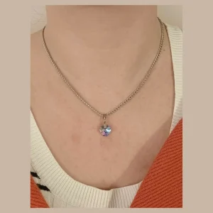 MEL/CCA Collier Cœur Argent