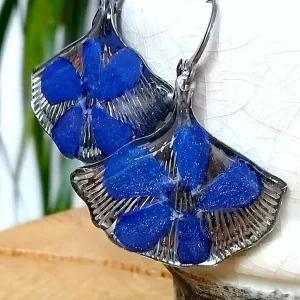 Boucles d'oreille, Pervenche